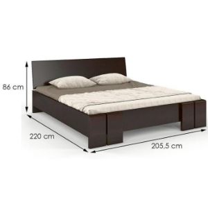 Obrazek Łóżko bukowe Skandica Vestre maxi 200X200 cm. palisander 