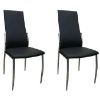 Obrazek Zestaw 2 Krzeseł Sawanna Czarne Tm-0066-Bl