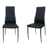 Obrazek Zestaw 2 Krzeseł Sawanna Czarne Tm-0066-Bl