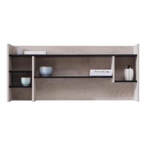 Obrazek Półka Planet Pl11 Czarny/Dąb/Beż