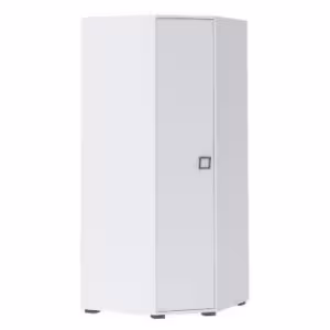 Obrazek Szafa narożna 3D3S Kiki GUG-BE/KI-15 white/white