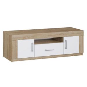 Obrazek Szafka RTV Livia Biały D.Sonoma