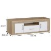 Obrazek Szafka RTV Livia Biały D.Sonoma