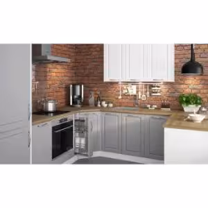 Obrazek Szafka kuchenna Emporium W4B/60 light grey stone/biały