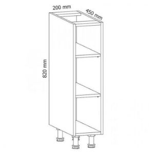 Obrazek Szafka kuchenna Gardena D20P white
