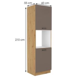 Obrazek Szafka kuchenna Bolonia trufel/artisan 60dp-210 2f