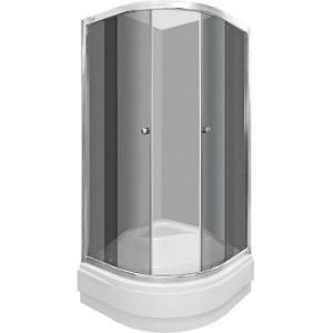 Obrazek Kabina natryskowa półokrągła A1900A 80/175 grafit