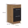 Obrazek Szafka Kuchenna VIGO Dark 40D 3S BB