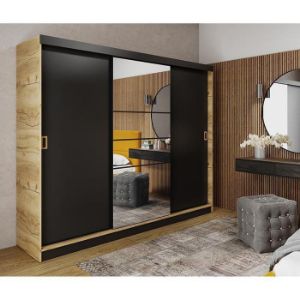 Obrazek Szafa Retro 200 6L craft/ front czarny