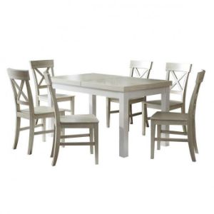 Obrazek Zestaw stół i krzesła Oliwia 1+6 ST654 II dąb sonoma KR812