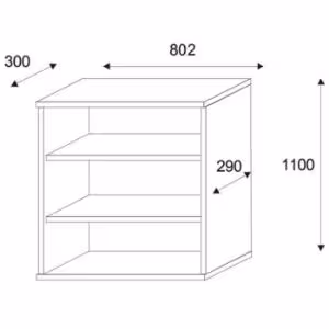 Obrazek Regał Zoe III Beton