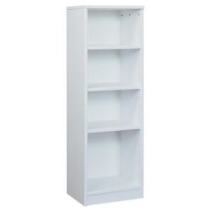 Obrazek Regał eko zabudowany niski 120 sosna bejca biała