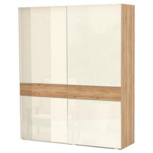 Obrazek Szafa 2d Gala pk181/gl pacific walnut/beige