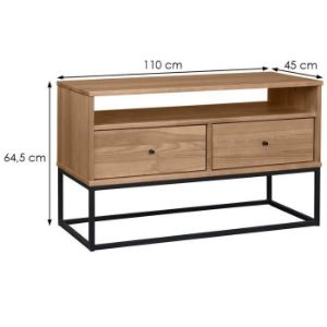 Obrazek Szafka RTV I Logan sosna bejca dąb 