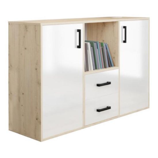 Obrazek  Komoda Herakles 1 Artisan/Biały Połysk 