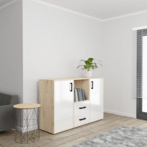 Obrazek  Komoda Herakles 1 Artisan/Biały Połysk 