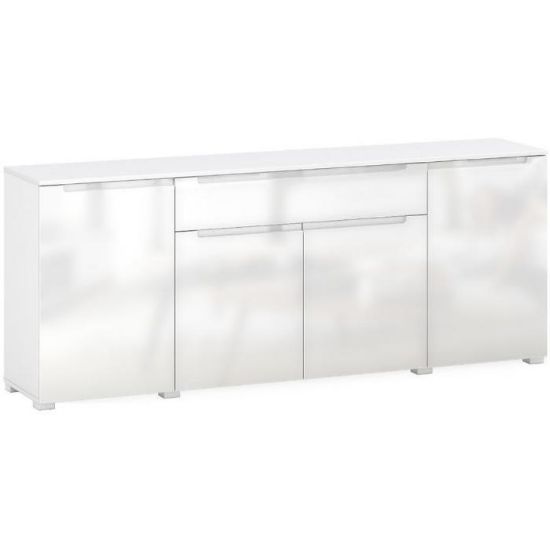 Obrazek Komoda Hill K05 4D1S biały połysk 