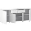 Obrazek Komoda Hill K05 4D1S biały połysk 