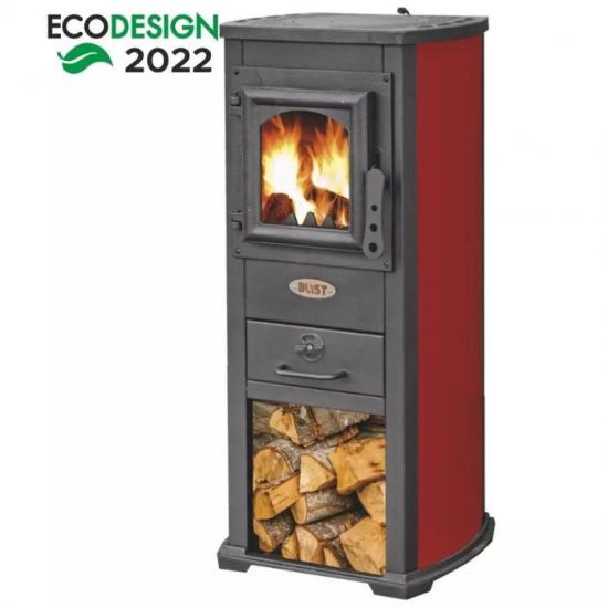 Obrazek Piec Ekonomik Lux 6,6 kW czerwony