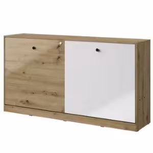 Obrazek Półko-Tapczan Poziomy Nero 16 – Czarny Połysk