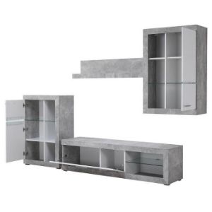 Obrazek Meblościanka Rosso beton/biały 11008772