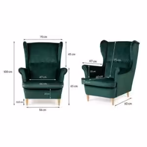 Obrazek Fotel Royal Bluvel 78/naturalne