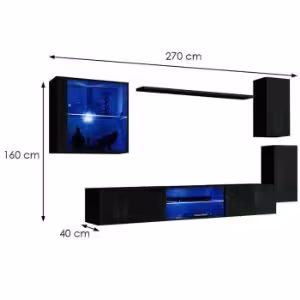 Obrazek  Meblościanka Switch Xxiii Czarny 