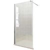 Obrazek Ścianka WALK-IN Soft 120x195 profil chrom