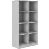 Obrazek Regał Wysoki Malta Jasny Szary Typ 106