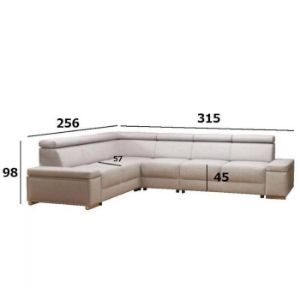 Obrazek Narożnik z funkcją spania Ester Primo 84 uniwersalny