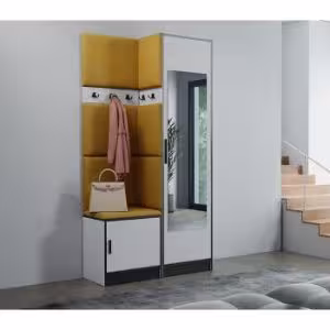 Obrazek Garderoba Roj 11 biała + Kronos 01 miodowa