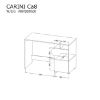 Obrazek Biurko Carini CA8