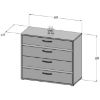 Obrazek Komoda 4S Canmore CNMK211-C273