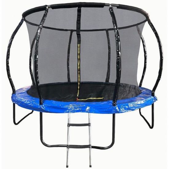 Obrazek  Trampolina Premium z drabinką 427cm niebieska 