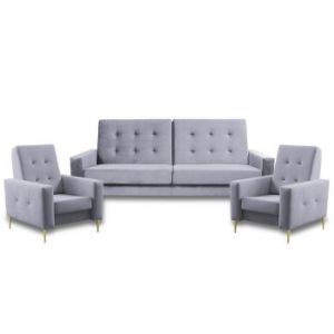 Obrazek Komplet wypoczynkowy Domino 3R+1+1 Mono 244