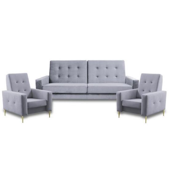 Obrazek Komplet wypoczynkowy Domino 3R+1+1 Mono 244