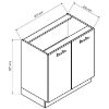 Obrazek Szafka kuchenna Paula D80