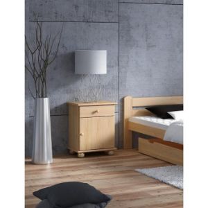 Obrazek Szafka nocna sosna gładka