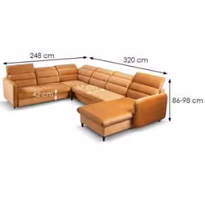 Obrazek Narożnik z funkcją spania Samos II Vogue 09 prawostronny