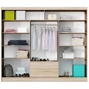 Obrazek Szafa Sevilla 250 dąb sonoma/lava 