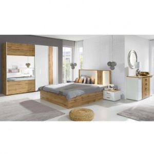 Obrazek Komoda Wood 03  130 biała/wotan