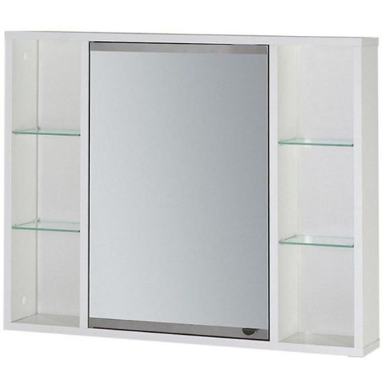 Obrazek Szafka Maja biała 70 z lustrem