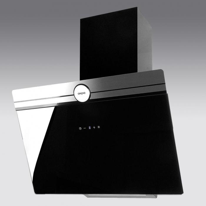 Okap WK-9 topaz czarny z pilotem