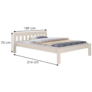 Obrazek Łóżko Pino 180x200 sosna bejca bielona