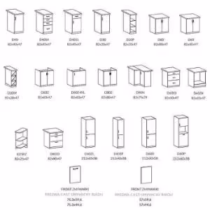 Obrazek Szafka kuchenna Prowansja K120 sosna andersen