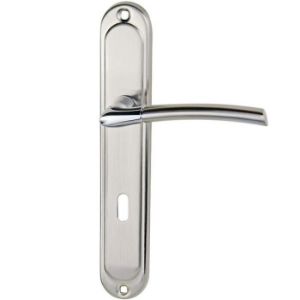 Obrazek Klamka drzwiowa LARGO KL72 nikiel/satyna/chrom