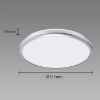 Obrazek Plafon Planar LED 24W Silver 4000K 03840 PL1