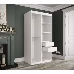 Obrazek  Szafa Marmur Pole 100 Biały/Marmur Czarny 