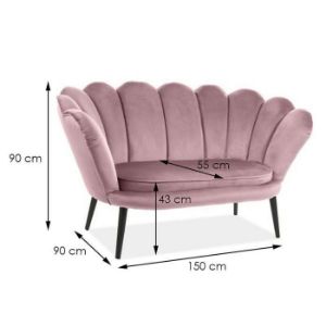 Obrazek Sofa Tristan Bluvel 91/wenge