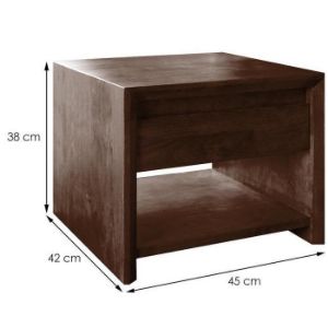 Obrazek Szafka nocna M-Form Z Półką Orzech